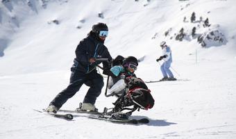 Esquí adaptat durant la Setmana a la Neu - Foto: Josefina Kubli