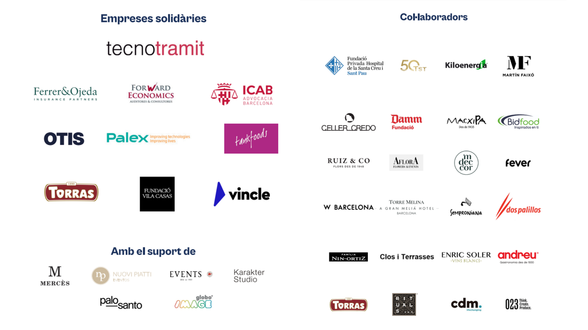 Logotipos cena solidaria 2025